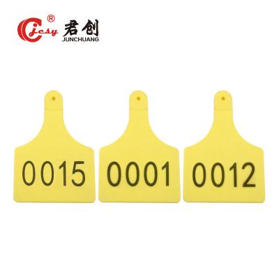 China JCET001 cattle Combined ear tag for animal identity management cow ear tag for cattle farm for sale