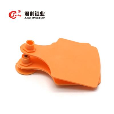 China Laserdruck Tier Ohrmarke JCET007 Blau Schwarz Rinder Ohrmarke zu verkaufen
