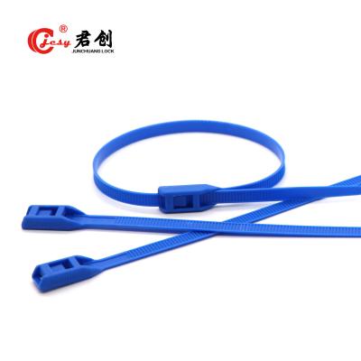 China Las corbatas de alta pureza de nylon con cremallera JCCT006 de cierre automático de color natural en venta
