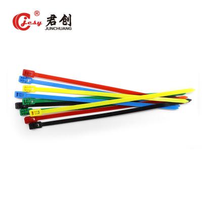 China Reusable Coloured Zip Ties Self Locking Nylon Cable Customized for sale