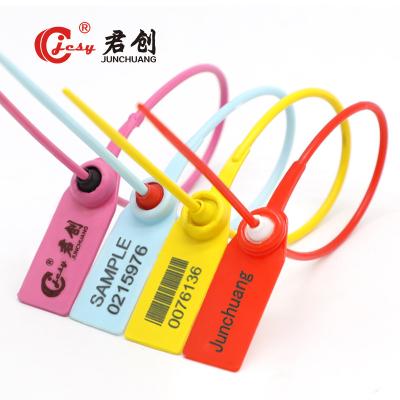 China JCPS003 sello de plástico para puerta etiqueta de seguridad manipulación de sello evidente seguridad de plástico en venta