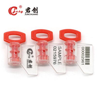 China Seguridad del agua medidor eléctrico sello de plástico JCMS005 autobloqueable desechable en venta
