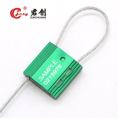Chine JCCS002 steel security cable wire seals numbered plastic cable lock seal galvanized steel wire seal à vendre