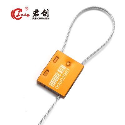 Cina JCCS007 Adjustable aluminum alloy cable seal, disposable safety cable seal in vendita