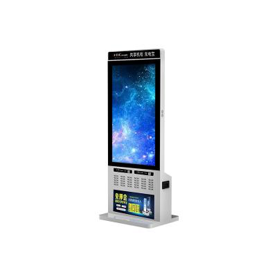 Chine Mass Shopping QR Code Scan 30 Slots Power Bank Rack Rental Station, Shared Power Bank Vending Machine 55