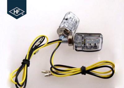 China Hyosung 2W LED Motorcycle Blinkers , Chopper Small Motorcycle Turn Signals for sale