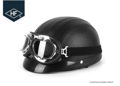China 57 - 62cm Universal Motorcycle Riding Helmets With Goggles For Halley 660g Weight for sale
