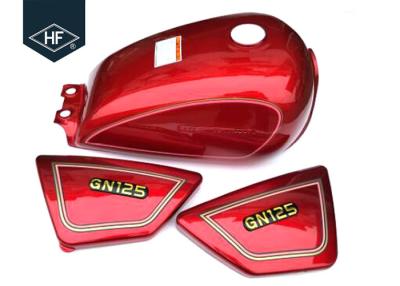 China Standard Size GN125 Other Motorcycle Parts Custom Color Iron 9L Motorcycle Fuel Tank for sale