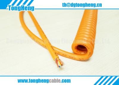 China Good Recall Car Interconnection TPE Insulated Spiral Cable for sale