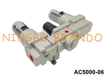 China AC5000-06 FRL Unit Pneumatic Air Filter Regulator Lubricator for sale