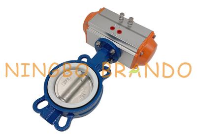 China AT088D Pneumatic Air Actuated Operated Butterfly Valve DN100 for sale