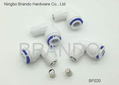 China Elbow as peças plásticas da osmose reversa da válvula de verificação da água, peças do sistema do ro à venda