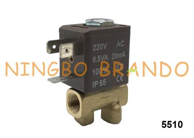 China 5510 CEME Type G1/8'' Brass Solenoid Valve 2/2 Way Normally Closed 24V 220V for sale