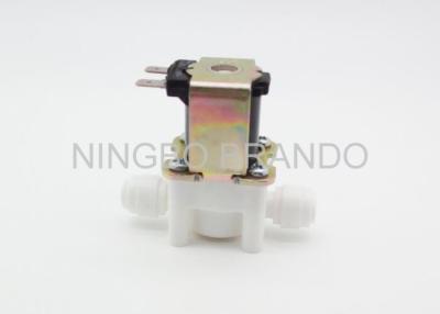 China Fast Fitting PP POM DC 24V RO Solenoid Valve For Purifier System 0 - 100°C Working Temp for sale