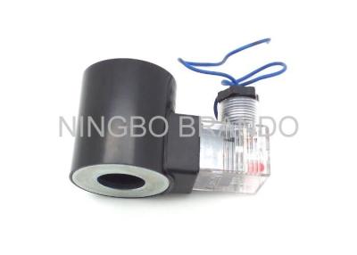 China 220V Black Pneumatic Solenoid Coil Normally Close Flying Lead Plastic Pulse Valve Solenoid Coil for sale