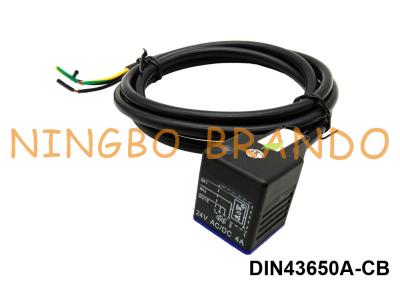 Chine Connecteur IP67 DIN 43650A de bobine de solénoïde de câble moulé par A de forme DIN 43650 à vendre