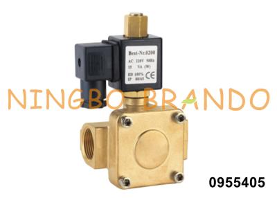 China 0955405 3/4'' Brass Solenoid Valve 2/2 Way Normally Open 24VDC 110VAC 220VAC for sale