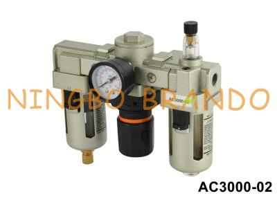 China AC3000-02 1/4'' SMC Type Pneumatic Filter Regulator Lubricator Air Source Treatment for sale