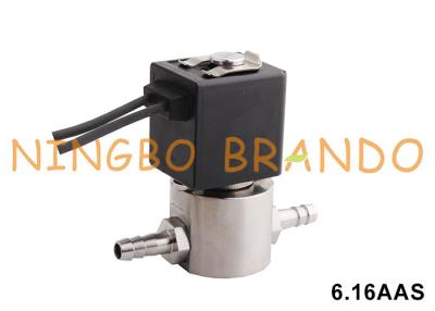 China 6.5mm Hose Barb Anti Corrosion Isolation Solenoid Valve For Chemical Acid Alkali for sale