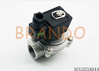 China Black Color 1 Inch Pneumatic Solenoid Valve SCG353A043 For Industrial Equipment for sale