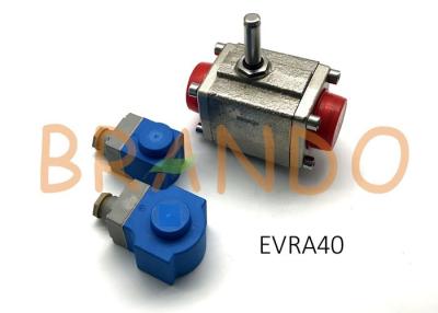 China 042H1142 EVRA 40 Ammonia Refrigerants Servo Operated Piston Refrigeration Solenoid Valve With Butt Weld Connections for sale