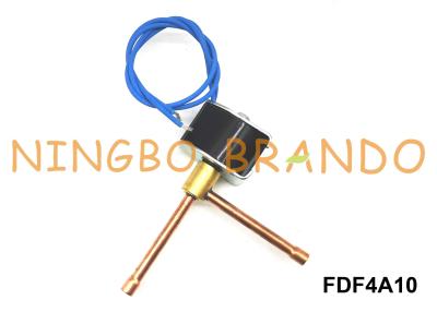 China FDF4A10 Dehumidifier Refrigeration Solenoid Valve 1/4'' 6.35mm OD AC220V Normally Closed for sale