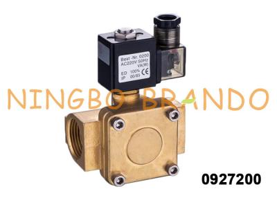 China válvula electromagnética de cobre amarillo normalmente cerrada del compresor de aire 0927200 del 1/2” en venta
