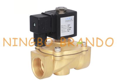 China 1/2 Inch 3/4 Inch 1 Inch Brass Gas Solenoid Valve For Shower Water Heater 12V 24V 120V for sale