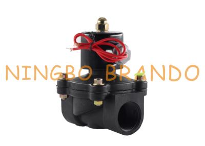 China 1 Inch ABS Plastic Electric Water Solenoid Valve 2 Way Normally Closed 12V 24V 220V for sale