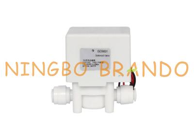 China Quick Fitting 12V Plastic Auto Flush Water Solenoid Valve For Domestic Ro System for sale