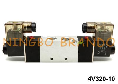 China 5 Way 2 Position Pneumatic Solenoid Valve 4V320-10 Airtac Type 12VDC for sale