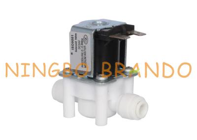 China Push Fitting Type Water Purifier Reverse Osmosis RO Solenoid Valve for sale