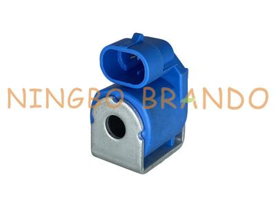 China Atk09.BC03.0022 DC12V 3 Ohm AMP Connector Blue Solenoid Valve Coil for sale