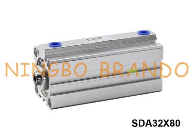 China Airtac Type SDA32X80 Pneumatic Compact Air Cylinder 32mm Bore 80mm Stroke for sale