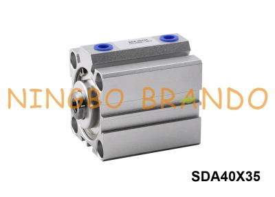 China Airtac Type Compact Pneumatic Cylinder SDA40X35 40mm Bore 35mm Stroke for sale