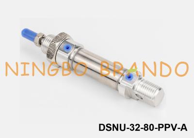 China Double Action Pneumatic Cylinder Festo Type DSNU-32-80-PPV-A ISO 6432 for sale