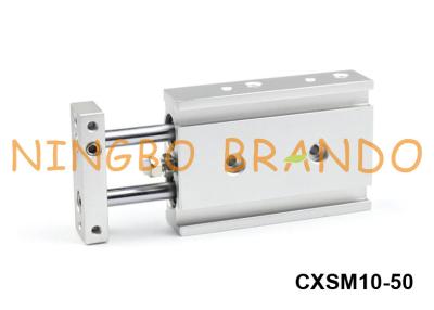 Chine Type course de SMC du trou 50mm de Rod Cylinder Pneumatic 10mm de double de CXSM10-50 à vendre