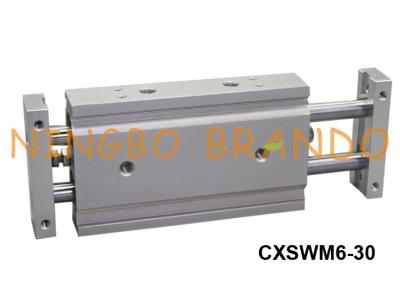 China Dual Guide Rod Air Cylinders Pneumatic SMC Type CXSWM6-30 for sale