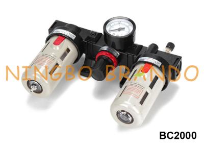 China BC2000 Airtac Type FRL Air Filter Regulator Lubricator Unit for sale