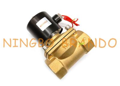 China 1-1/2'' Inch Threaded UW-40 2W400-40 2/2 Way NC Brass Solenoid Valve for sale