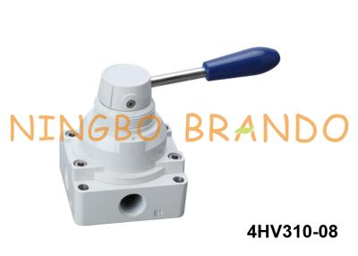 China 4HV310-08 Airtac Type Hand Lever Operated Pneumatic Valve 4/2 Way for sale