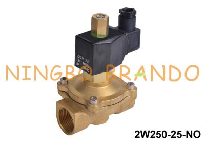 China 2W250-25-NO 1'' 2 Way Normally Open Water Solenoid Valve 24VDC 220VAC for sale
