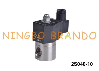 China 2S040-10 3/8'' 2/2 Way NC Stainless Steel Water Solenoid Valve 220V for sale