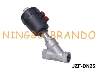 China 1'' Y Type Pneumatically Actuated Angle Seat Valve Stainless Steel for sale