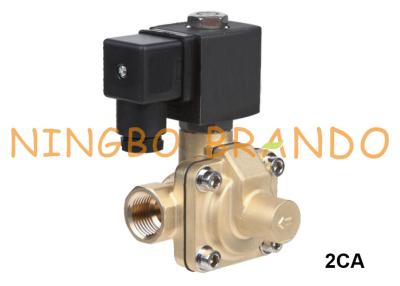 China Anti Water Hammer Brass Solenoid Valve 3/8'' 1/2'' 3/4'' 1'' 24VDC 220VAC for sale