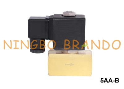 China Válvula electromagnética eléctrica agua-aire de cobre amarillo compacta 1/4 3/8 pulgada 24V 220V del 1/2 en venta