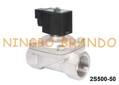 China 2 Inch Electric Water Solenoid Valve Stainless Steel 24V 220V for sale