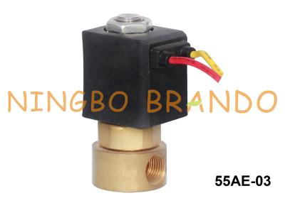 China 1/8'' Direct Action Brass Solenoid Valve 2 Way Normally Closed for sale