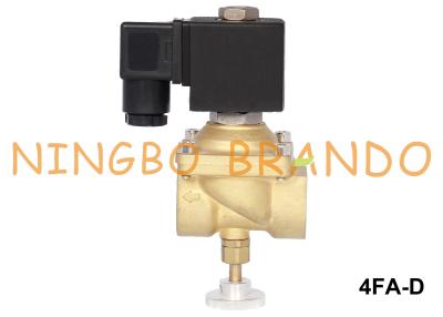 China 1'' Brass Solenoid Valve For LPG Natural Gas Coal Gas 24V DC 220V AC for sale