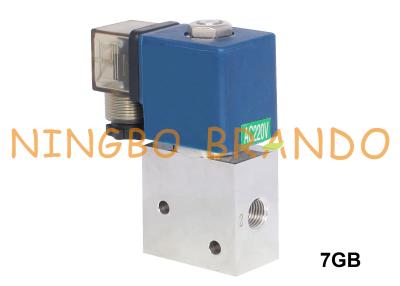 China 1/4'' 3 Way Direct Operated Solenoid Valve Stainless Steel Normally Open for sale